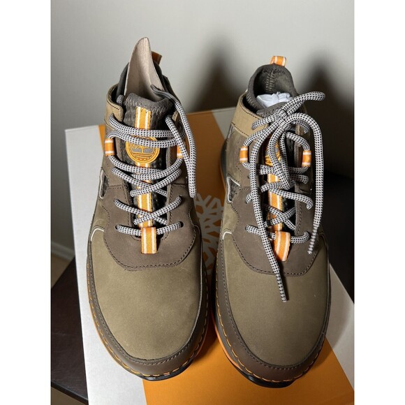 Timberland Womens Timberloop Mid Hiker Olive Nubuck Boots Size 7 - Picture 11 of 16